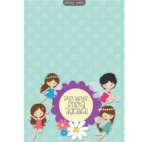 Personalised Notecards, Set of 20<br/>Flying Fairy