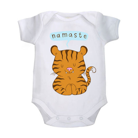 Namaste <br> Organic Cotton Onesie, Can be Personalised