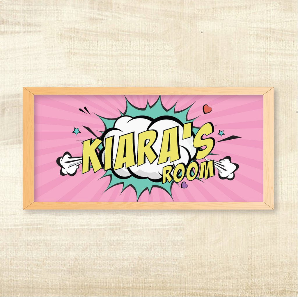Name Frame - Pop Art, Girl