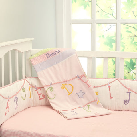 Now I Know my ABCs Girl Dohar <br> <span style="font-size: 11px; font-family:Helvetica,Arial,sans-serif;">Can Be Personalised</span>