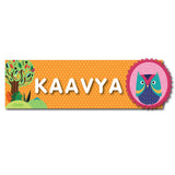 Name Plaque <br> Owl Motif