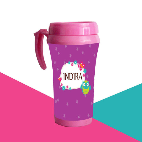 Personalised Travel Mug - Owl