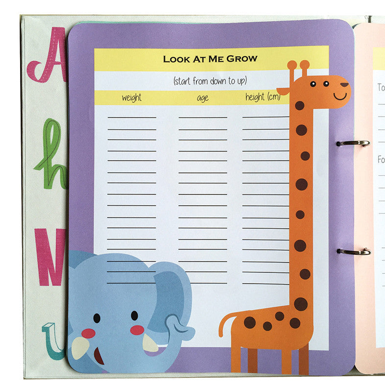 Baby's First Year Journal- Elephant<br> <span style="font-size: 11px; font-family:Helvetica,Arial,sans-serif;">Can Be Personalised</span>