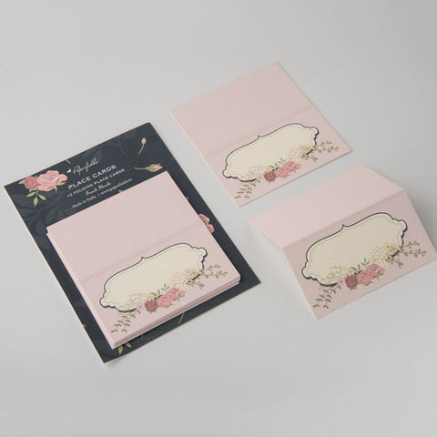 French Floral Collection <br> Foldover Place Cards <br> <span style="font-size: 10px;">Set of 12</span>