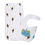 Papa Kehta Hai- Bib & Burp Cloth Set (2pc)