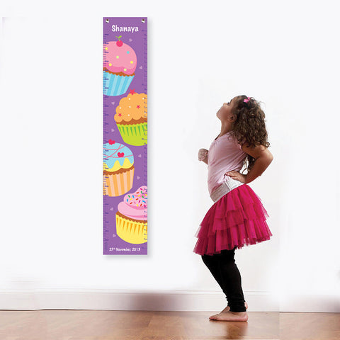 Personalised Height Chart <br> Cupcake