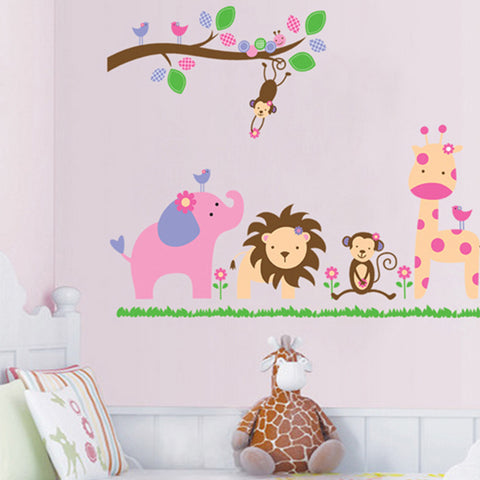 Wall Sticker <br> Pink Jungle
