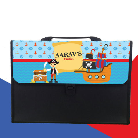 Personalised Folder<br/>Pirate Theme