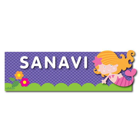 Name Plaque <br> Mermaid