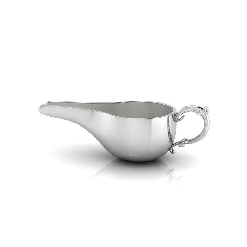 Round Medicine Porringer With Victorian Handle