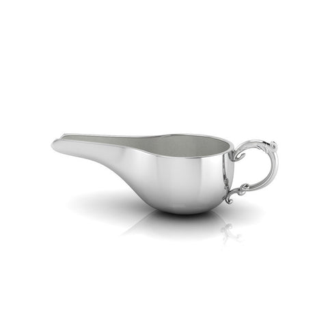 Round Medicine Porringer With Victorian Handle