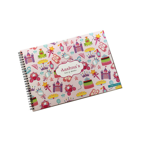 Personalised Sketch Book<br/>Fairytale Forever