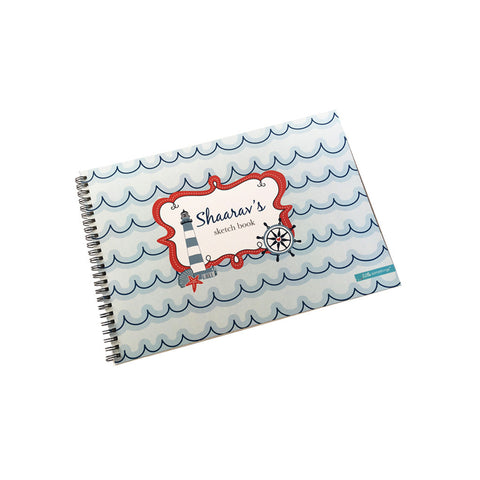 Personalised Sketch Book <br/>Ahoy! Sailor