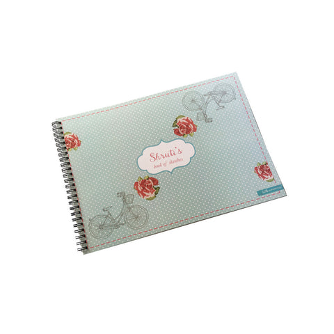 Personalised Sketch Book<br/>Oh So Vintage!