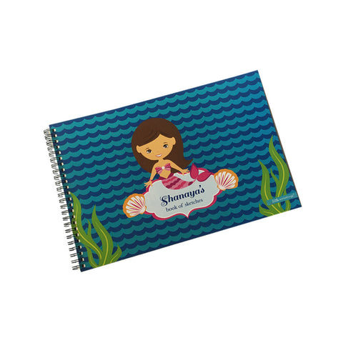 Personalised Sketch Book<br/>Mystical Mermaids
