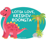 Gift Stickers, Set of 18 <br/> Dinosaur