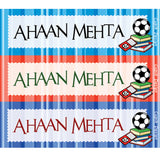 Name Stickers, Set of 45 Stickers<br/> Ball & Books