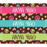 Name Stickers - Peace, Set of 45