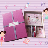 Stationery Box Set<br/>Bubbly Ballerinas<br><span style="font-size: 10px;">8 Notecards | 16 Gift Tags | 2 Rolls of Ribbon</span>