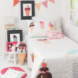 Scoops & Smiles Kids Bedding Set <br> With Free Personalisation, Ages 3 to 15