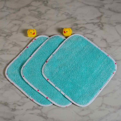 Scoops & Smiles Wash Cloths <br> Set of 3