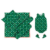 Layette Set with Baby Bodysuit & Booties <br> Sea Elements <br> <span style="font-size: 11px; font-family:Helvetica,Arial,sans-serif;">Can Be Personalised</span>