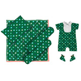 Layette Set with Short-Legged Romper & Booties <br> Sea Elements <br> <span style="font-size: 11px; font-family:Helvetica,Arial,sans-serif;">Can Be Personalised</span>