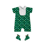 Layette Set with Short-Legged Romper & Booties <br> Sea Elements <br> <span style="font-size: 11px; font-family:Helvetica,Arial,sans-serif;">Can Be Personalised</span>
