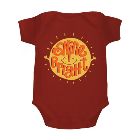 Shine Bright <br> Organic Cotton Onesie, Can be Personalised