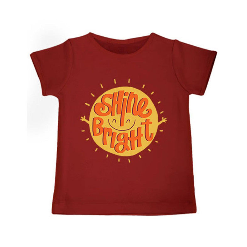 Shine Bright <br> Organic Cotton Tees for Toddlers, Can be Personalised