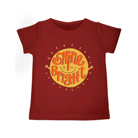 Shine Bright <br> Organic Cotton Tees for Toddlers, Can be Personalised