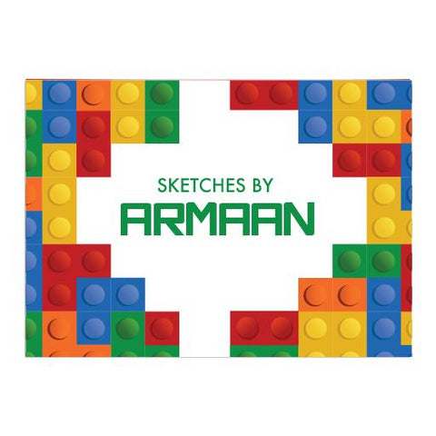 Personalised Sketch Book - Lego