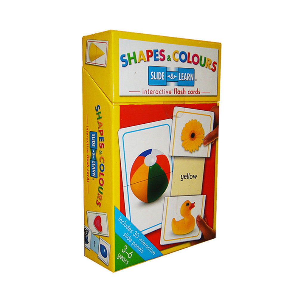 Slide-&-Learn: Shapes & Colours<br> <span style="font-size: 11px; font-family:Helvetica,Arial,sans-serif;">Interactive Flash Cards</span>