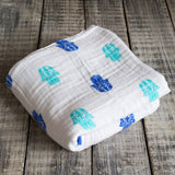 Organic Snuggle Blanket - Hamsa