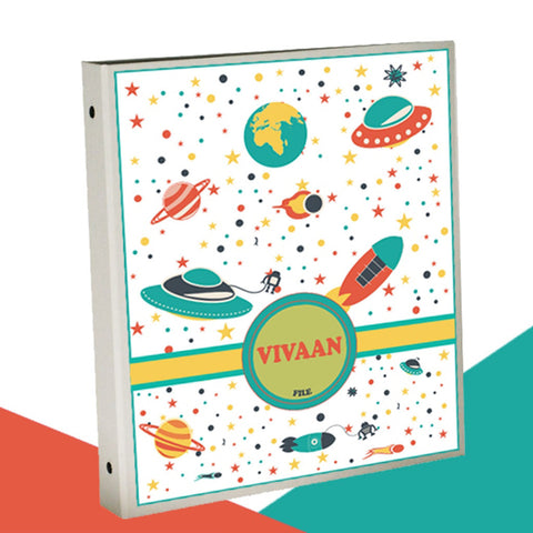 Personalised Binder<br/>Space Theme
