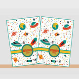 Notebooks, Set of 2<br/>Space Theme