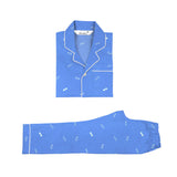 Kid's Pyjama Set - Notched Collar <br> Spectacles <br> <span style="font-size: 11px; font-family:Helvetica,Arial,sans-serif;">Can Be Personalised</span>