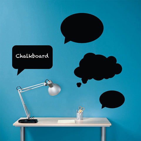 Chalkboard Wall Sticker <br> Speech Bubble