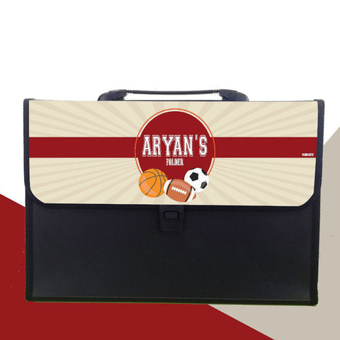 Personalised Folder<br/>Sports Theme