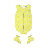 Layette Set with Baby Bodysuit & Booties <br> Yellow Star <br> <span style="font-size: 11px; font-family:Helvetica,Arial,sans-serif;">Can Be Personalised</span>