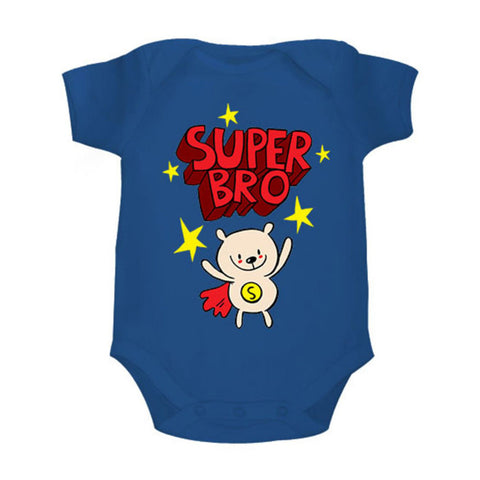 Super Bro <br> Organic Cotton Onesie, Can be Personalised