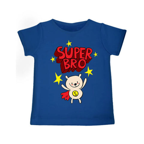 Super Bro <br> Organic Cotton Tees for Toddlers, Can be Personalised