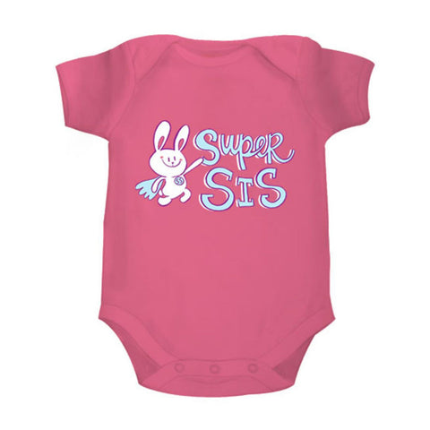 Super Sis <br> Organic Cotton Onesie, Can be Personalised
