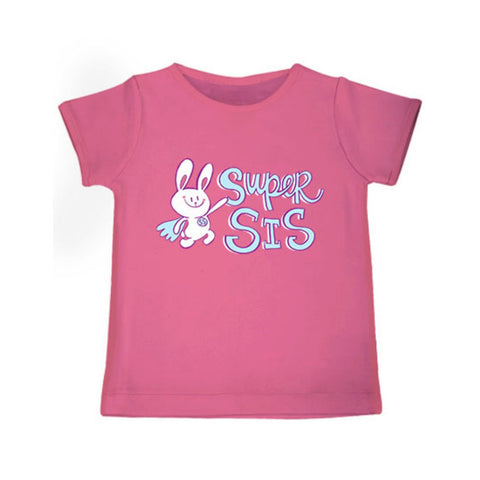 Super Sis <br> Organic Cotton Tees for Toddlers, Can be Personalised