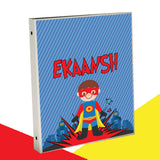 Personalised Binder<br/>Superhero Theme