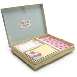 The Dessert Tasting Gift Set <br> Notecards & Folded Cards with Matching Envelopes & Notepad <br><span style="font-size: 10px;">Set of 25, Can be Personalised</span>