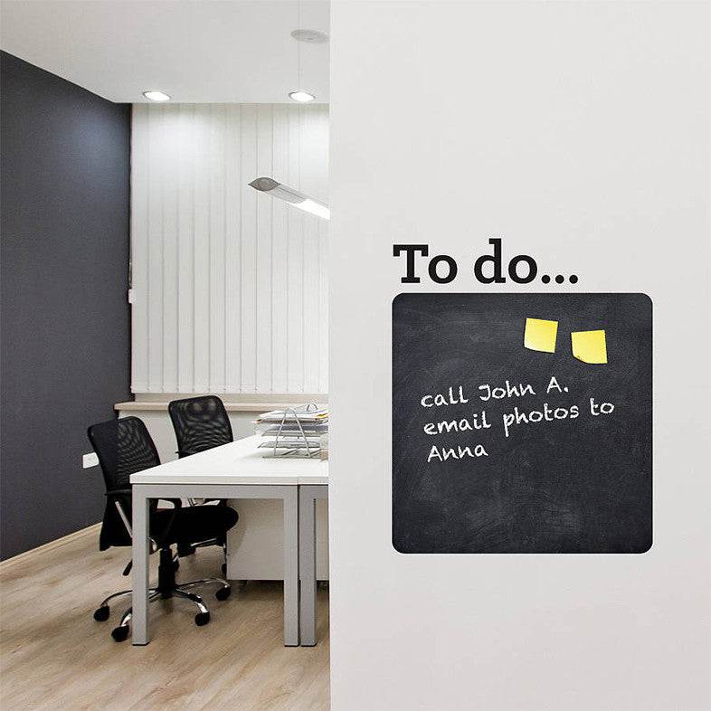 Chalkboard Wall Sticker <br> To Do List
