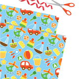 Wrapping Paper - Toy, Set of 12 Sheets