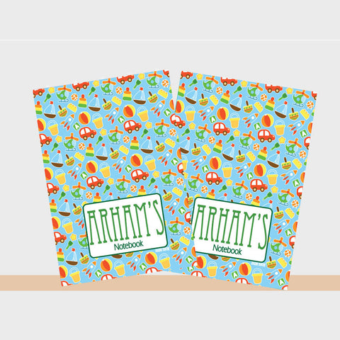 Notebooks, Set of 2<br/>Toy Theme