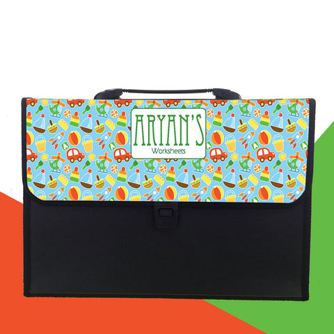 Personalised Folder<br/>Toy Theme